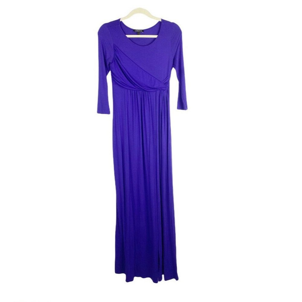 Isabella Oliver Purple Maxi Dress
